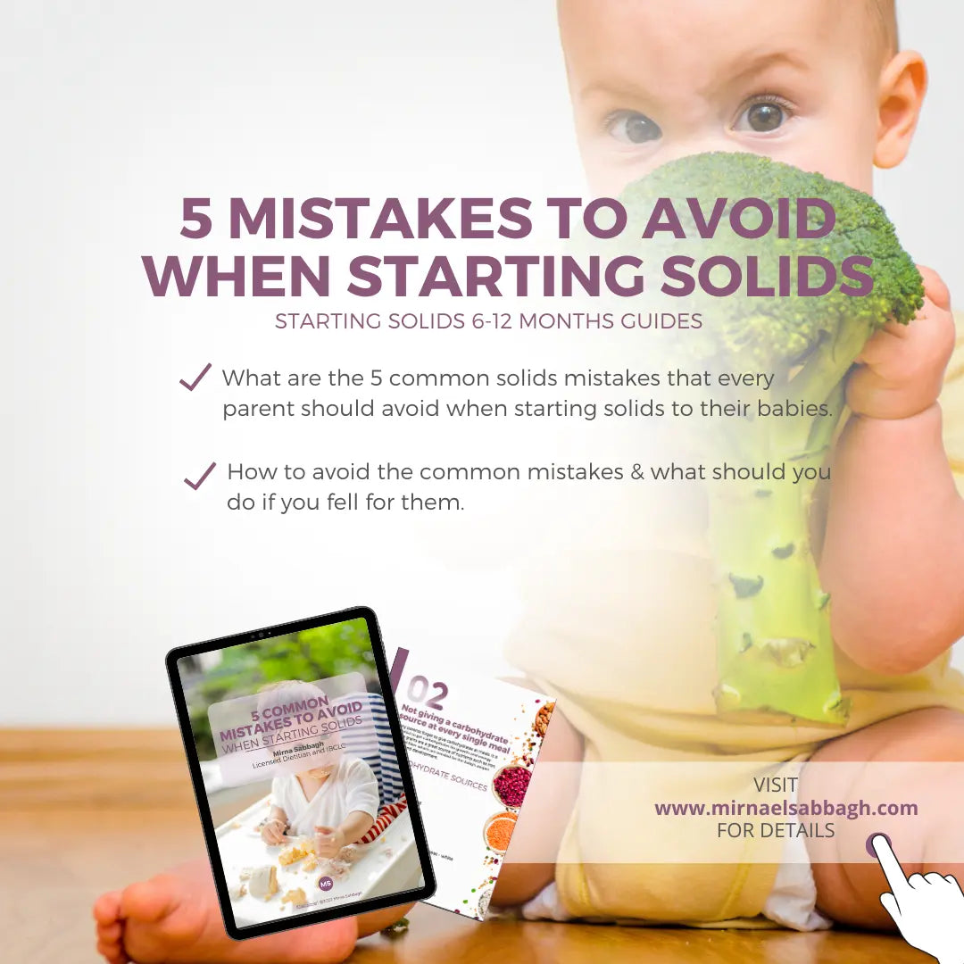 5 Mistakes to Avoid when Starting Solids mirnaelsabbagh