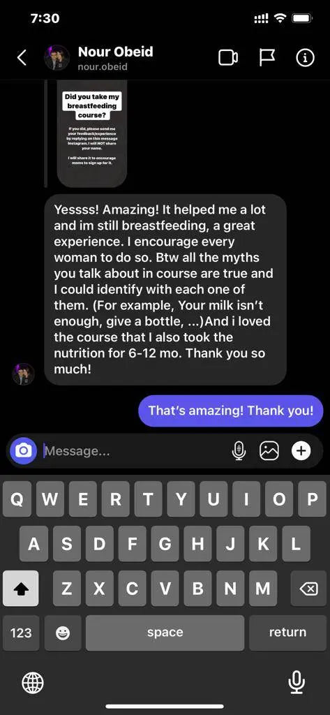 0-6 Months - Breastfeeding Success Course - Arabic Version - mirnaelsabbagh