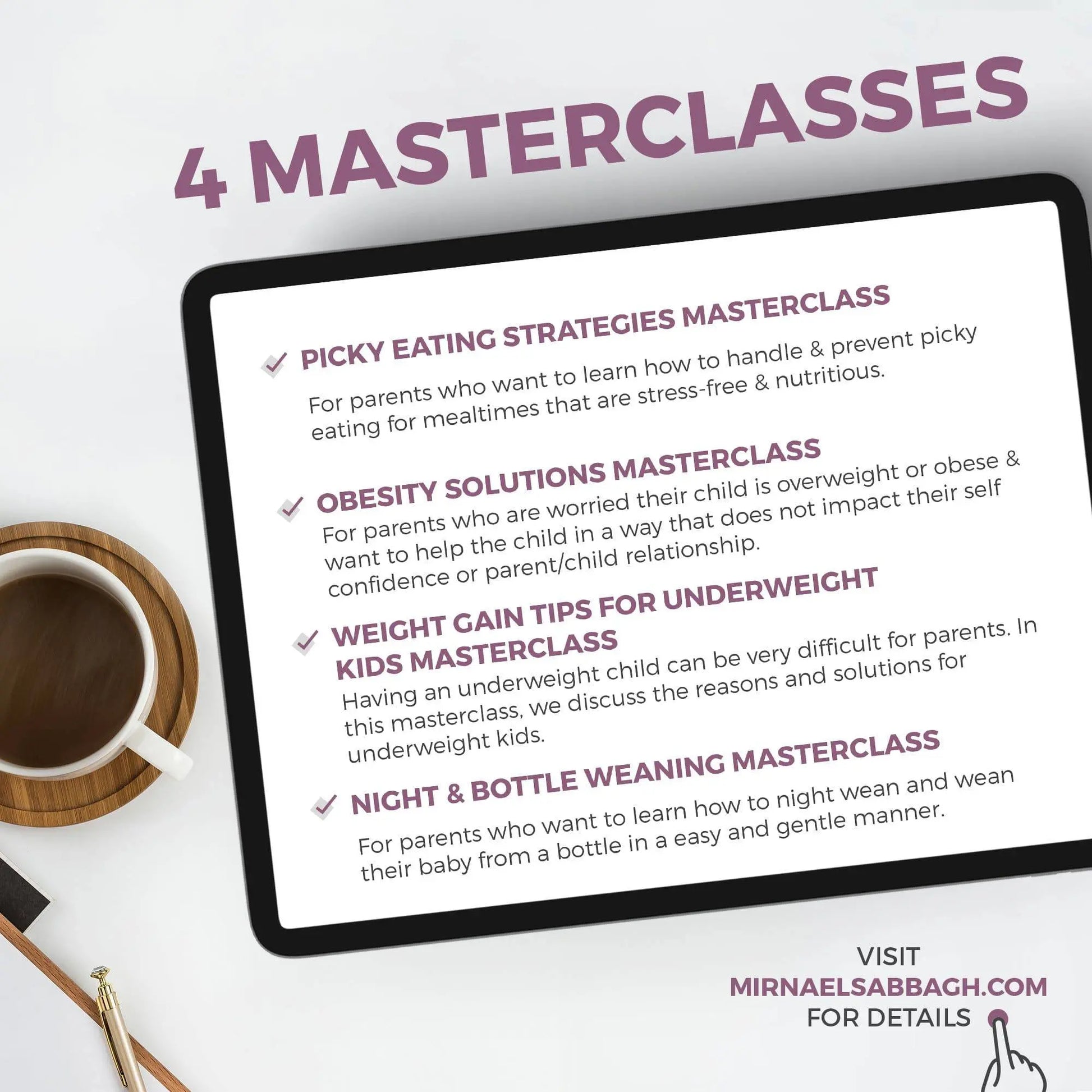 Night and Bottle Weaning MasterClass: ورشة عمل: الفطام عن قنينة الحليب بعد عمر السنة مع ميرنا صباغ - mirnaelsabbagh
