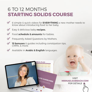 Buy a course for a new mom! - mirnaelsabbagh - Best Child Nutritionist in Dubai and Middle East - Mommy and health influencer in dubai and Middle East 